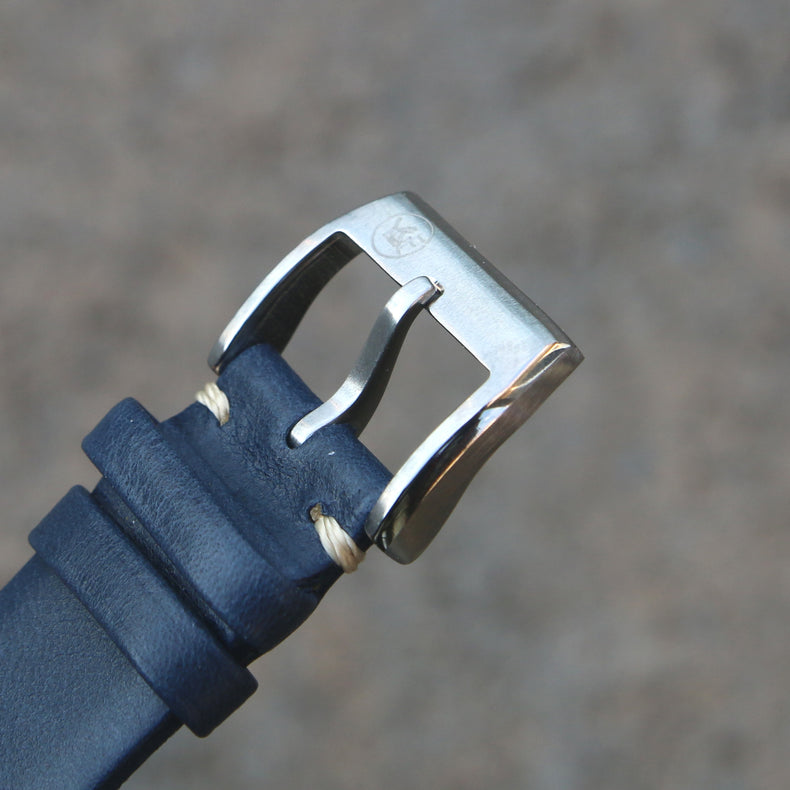 Vintage Style Calfskin Strap - Fully Stitched