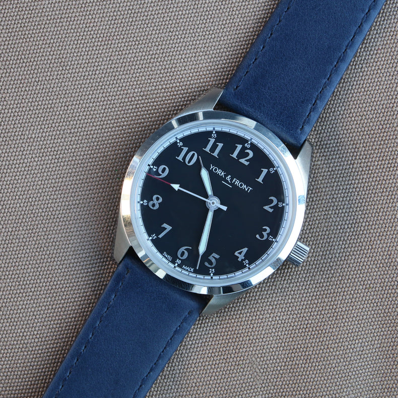 Vintage Style Calfskin Strap - Fully Stitched